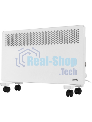 Конвектор электрический Domfy DCW-CH1020 белый, 2000 Вт, 30 м2, термостат