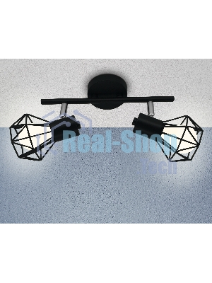 Светильник Ambrella light TR8621/2 BK/CH черный/хром E27*2 max 40W 260*91*175