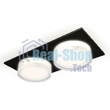 Комплект встраиваемого светильника Ambrella light XC6526066 SBK/FR/CL черный песок/белый матовый/прозрачный MR16 GU5.3 (C6526, N6241)