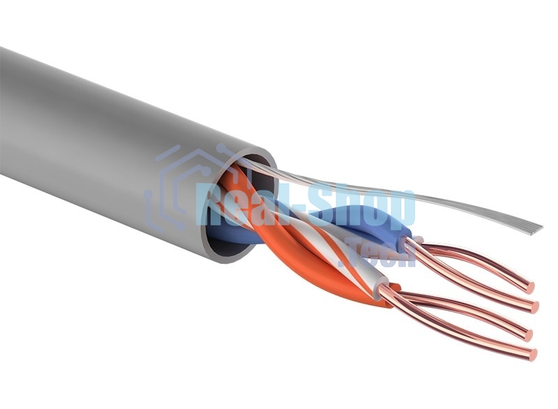 Кабель UTP Rexant 2х2х24AWG кат.5е медь 305м (м)