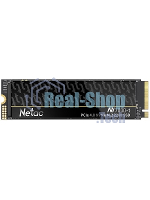 Накопитель SSD Netac NV7000-T, 2Tb, M.2 2280, PCIe 4.0 x4, NVMe, R/W 7300/6700, с радиатором