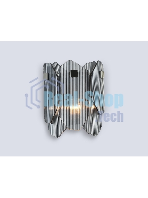 Светильник Ambrella light LH31207/2 SN/SM сатин никель/дымчатый E14*2 max 40W 220*150*270