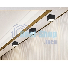 Светильник Ambrella light TN6532 BK черный IP44 GX53 100*100*80