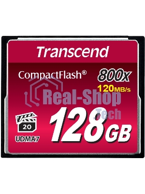 Флеш карта CF 128Gb, Transcend Ultra Speed 800X