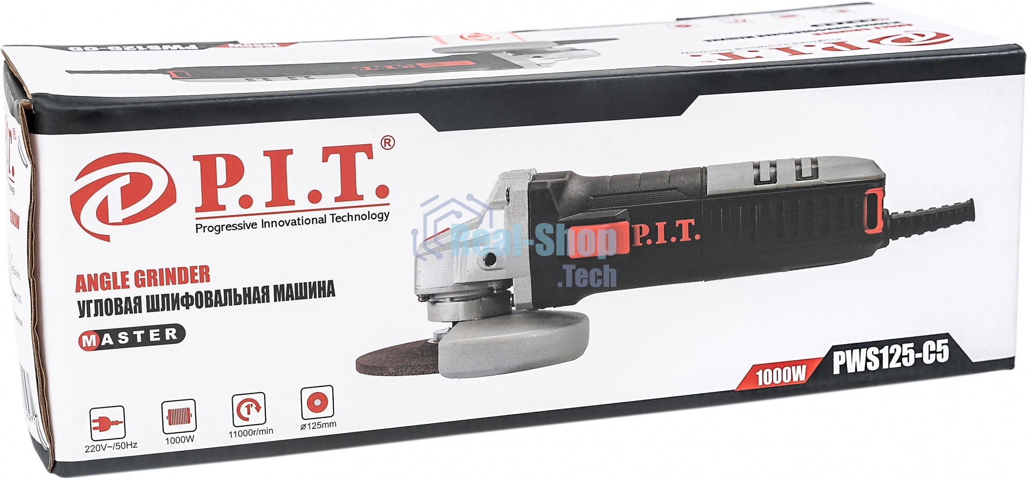 Угловая шлифовальная машина P.I.T. PWS125-C5 d=125мм