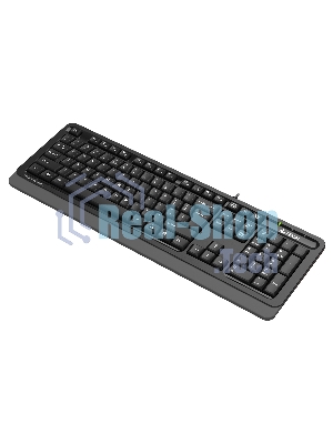 Клавиатура проводная A4Tech Fstyler FKS10, USB, черный/серый