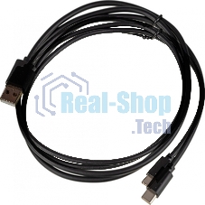 Кабель USB (m)-USB Type-C (m) 1м черный