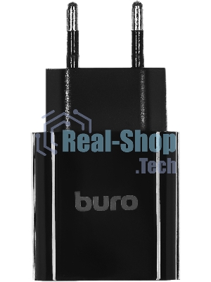 Сетевое зарядное устройство Buro BUWD1 3A PD+QC черный