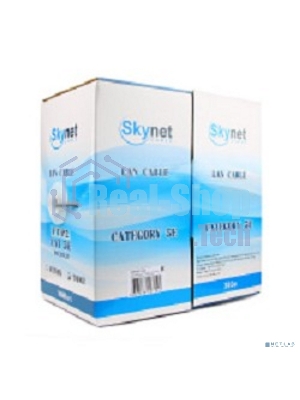Кабель SkyNet Standart UTP indoor 4x2x0,48, медный, FLUKE TEST, кат.5e, однож., 305 м, box, серый