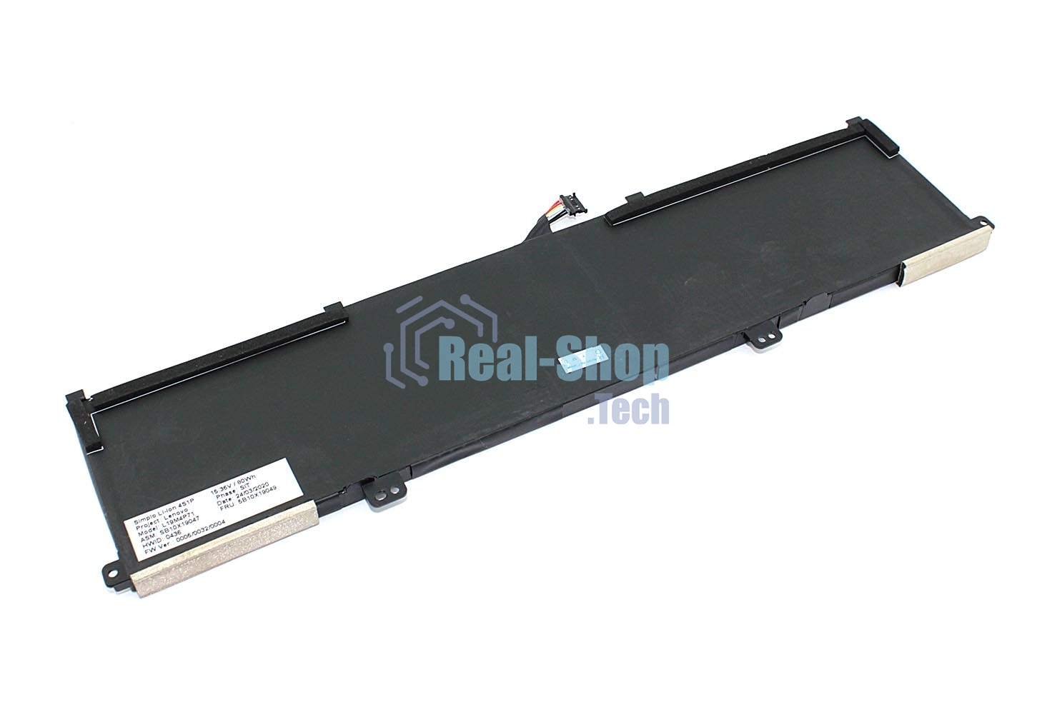 Аккумуляторная батарея для ноутбука Lenovo ThinkPad P1 Gen 3 (L19C4P71) 15,36V 5235 mAh Orig
