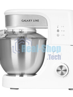 Миксер Galaxy Line GL 2231, белый, планетарный, 700 Вт, 12 скоростей