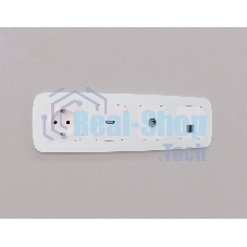 Лицевая панель OMEGA (Жемчуг) для компьютерной/телефонной розетки RJ-45/RJ-11 QUANT OP2120