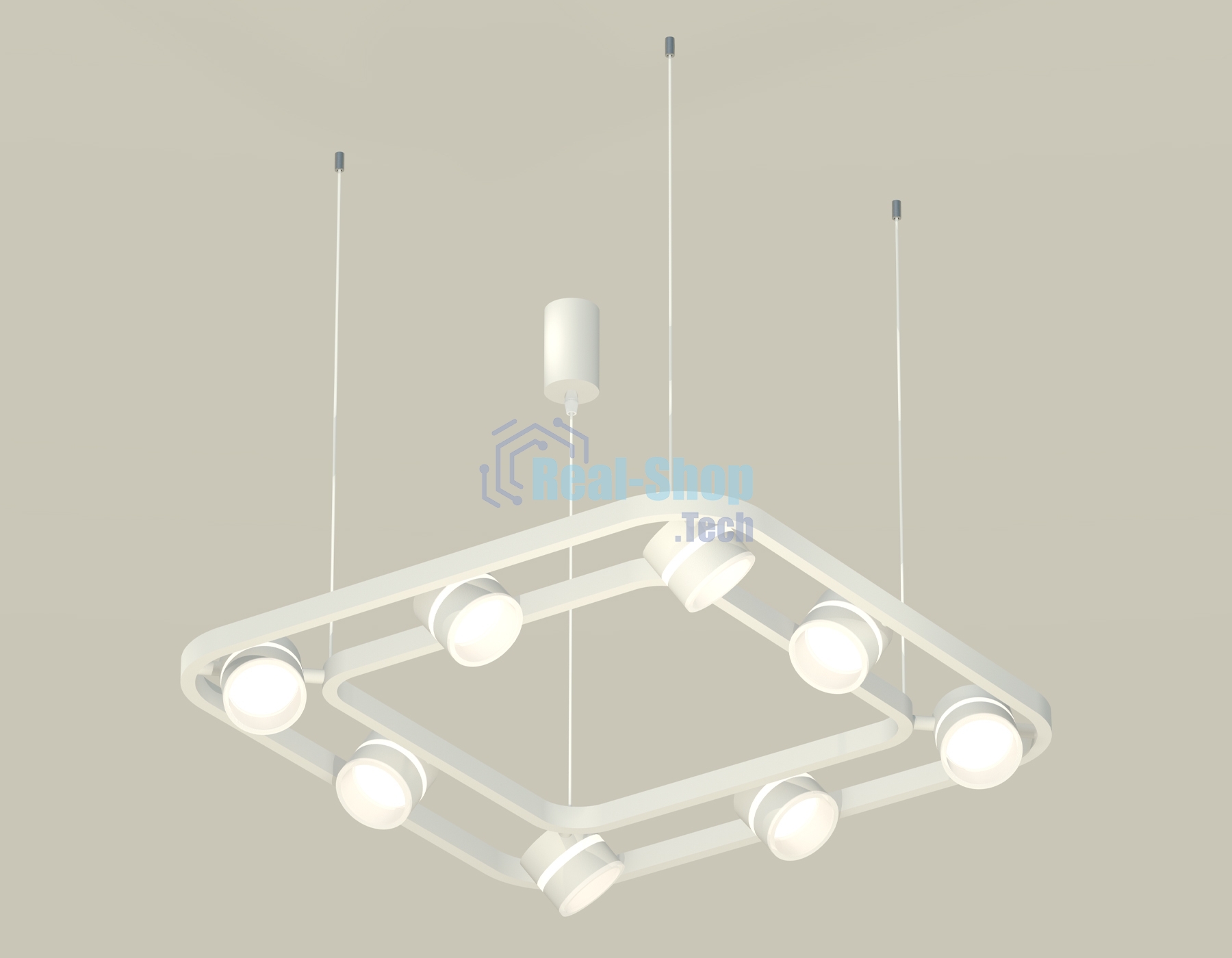Светильник Ambrella light XB9177152/8 SWH/FR белый песок/белый матовый GX53 (C9177, N8444)