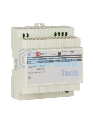 Блок питания 24В DR-60W-24 EKF dr-60w-24