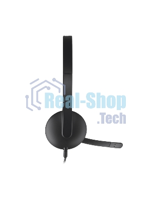 Гарнитура Logitech H340 чёрный, проводная, USB