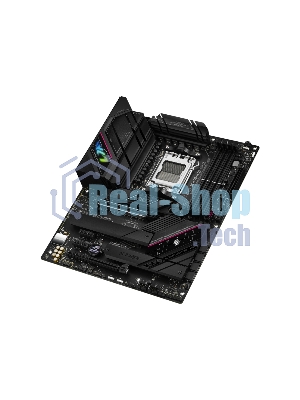 Материнская плата ASUS ROG STRIX B650E-F GAMING WIFI, AM5, AMD B650, 4xDDR5, 4xSATA, 3xM.2, 1xPCI-E 5.0 x16, 1xPCI-E 4.0 x4, 2xPCI-E x1, 1xHDMI, 1xDP, 1x 2.5Gb LAN, 4xUSB-A 2.0, 4xUSB-A 3.2 Gen 1, 2xUSB-A 3.2 Gen 2, 1xUSB-C 3.2 Gen 2, 1xUSB-C 3.2 Gen 2x2, 5x3.5 мм, 7.1, ATX