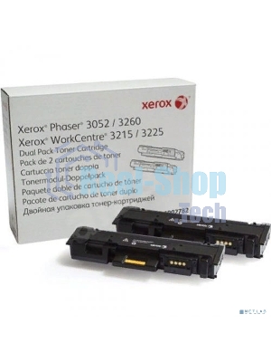 Картридж лазерный Xerox 106R02782 черный, 6000 стр. (упаковка 2шт х 3000 стр.), для Phaser 3052/3260/WC 3215/25 (channels)
