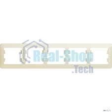 Рамка 5-м Glossa горизонт. беж. SchE GSL000205