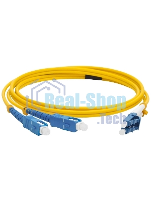 Патч-корд LANMASTER LAN-2LC-2SC/SU-2.0 2x9/125 OS1/OS2 LC дуплекс-SC дуплекс 2м