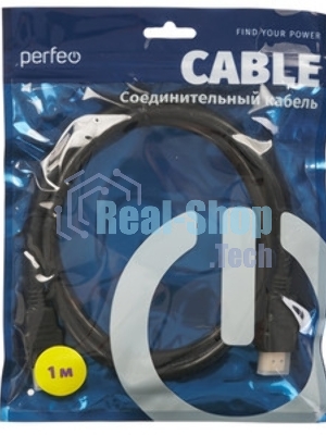 Кабель PERFEO HDMI A вилка - HDMI A вилка, ver.1.4, длина 1 м