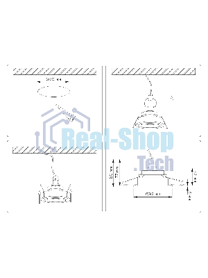 Встраиваемый точечный светильник Ambrella light TN102823 WH/GD белый/золото GU5.3 D92*50