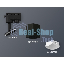 Светильник Ambrella light XT7813023 SBK/FR черный песок/белый матовый MR16 GU5.3 (A2521, C7813, N7756)