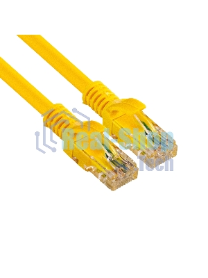 Патч-корд ExeGate UTP-RJ45-RJ45-C6-1M-YL, UTP, cat.6, 1м, желтый