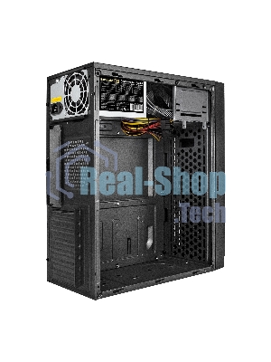 Компьютерный корпус Miditower ExeGate AA-440-AA500 (ATX, AA500 8 см, 2*USB, аудио)