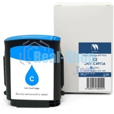 Картридж струйный NVPrint 82 (NV- C4911A) Cyan для HP DesignJet 500/800 (69 мл) совместимый