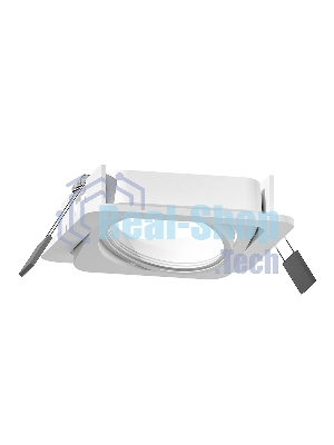 Корпус светильника C7658 SWH белый песок 120*120*H25mm MR16 GU5.3