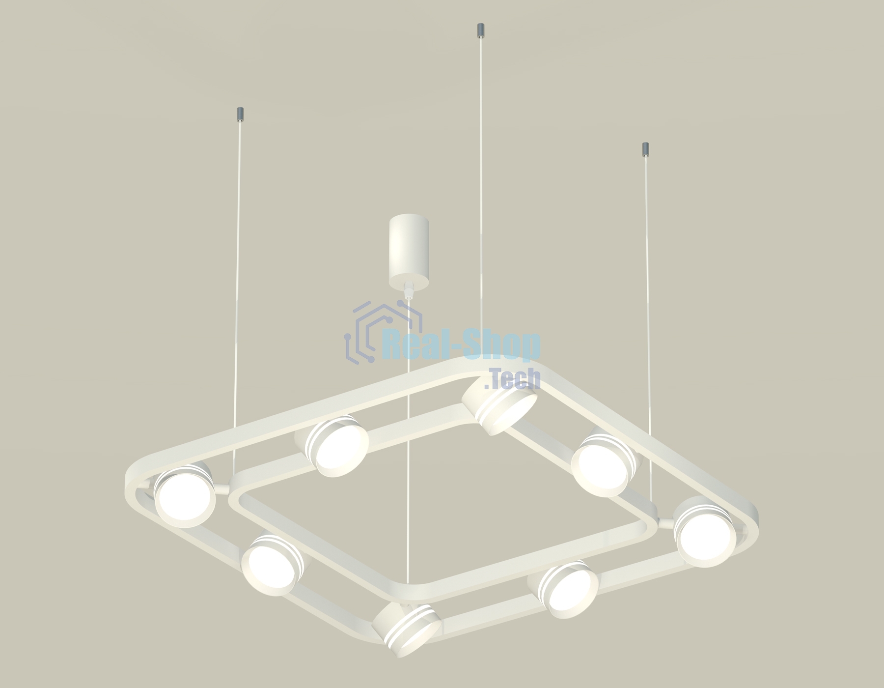 Светильник Ambrella light XB9177153/8 SWH/FR белый песок/белый матовый GX53 (C9177, N8477)
