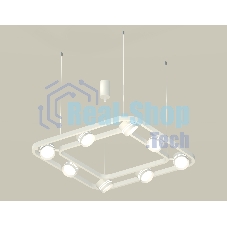 Светильник Ambrella light XB9177153/8 SWH/FR белый песок/белый матовый GX53 (C9177, N8477)