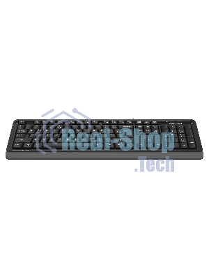 Клавиатура проводная A4Tech Fstyler FKS10, USB, черный/серый