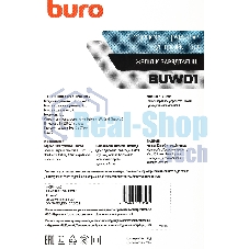Сетевое зарядное устройство Buro BUWD1 3A PD+QC черный