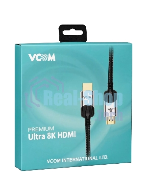 Кабель VCOM CG865-3M HDMI 19M/M,ver. 2.1, 8K@60 Hz 3 м VCOM CG865-3M
