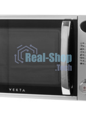 Микроволновая печь Vekta TS720ATS серебристый/черный, 20 л, 700 Вт, переключатели - кнопки, поворотный механизм