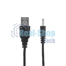 Кабель Rexant USB штекер - DC разъем питание 1,4х3,4 мм, спираль 1,5 м