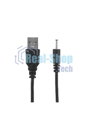 Кабель Rexant USB штекер - DC разъем питание 1,4х3,4 мм, спираль 1,5 м