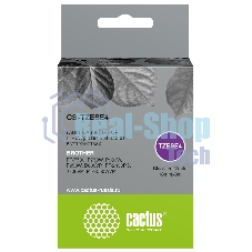 Картридж ленточный Cactus CS-TZESE4 TZe-SE4 черный шрифт, белый фон (18 мм, 8 м) для Brother PT-P700, P750W, P900W, P950W, D600VP, PT-2430PC, 2700VP, PT-E550WVP