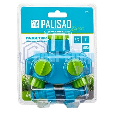 Разветвитель двухканальный LUXE Palisad с внутренней резьбой 3/4