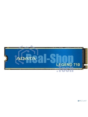 Накопитель SSD ADATA LEGEND 710, 512Gb, PCIe 3.0 x4, M.2 2280, NVMe, R/W 2400/1600, с радиатором