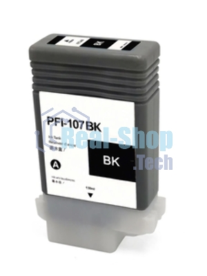 Картридж струйный NVPrint совместимый PFI-107BK (NV-6705B001) Black для Canon imagePROGRAF iPF670/680/770 (130 мл)