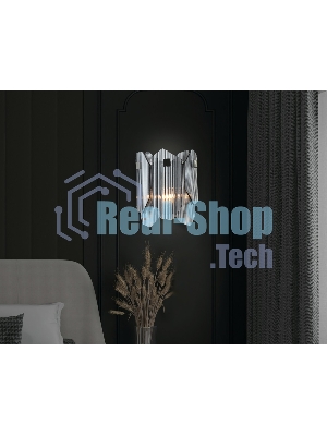 Светильник Ambrella light LH31207/2 SN/SM сатин никель/дымчатый E14*2 max 40W 220*150*270