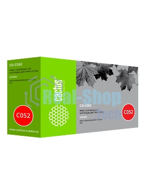 Картридж лазерный Cactus CS-C052 черный (3100 стр.) для Canon MF421/426/428/429/LBP 212/214/215