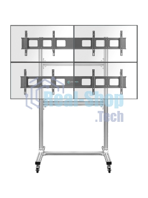 Напольный мобильный стенд ONKRON FSPRO2L-22 для видеостен 2х2 4 x 40”- 50