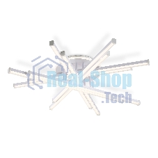 Потолочный светодиодный светильник Ambrella light FL6275 WH белый 134W 3000K-6400K 800*800*165 (ПДУ ИК)
