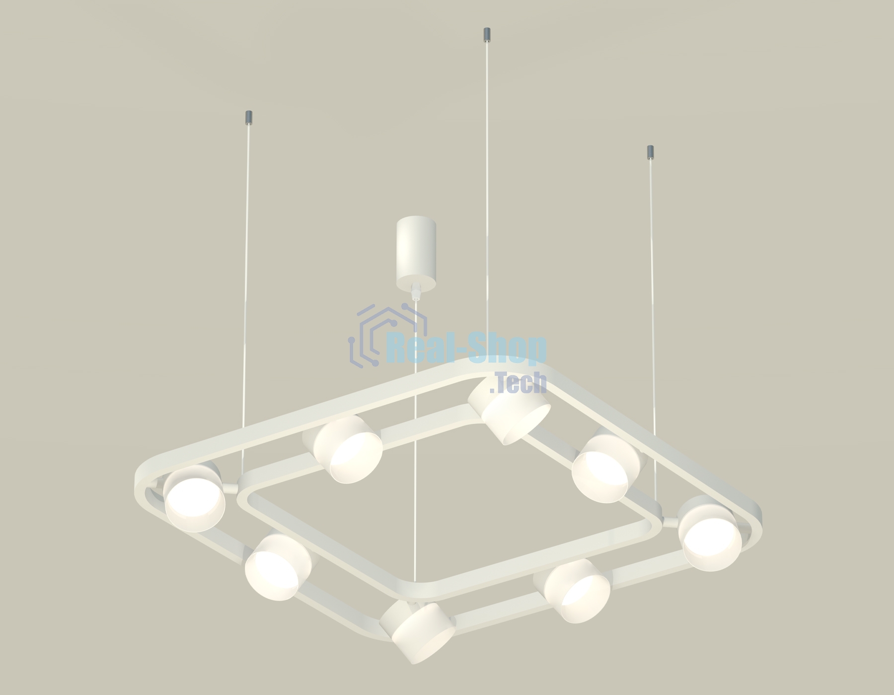 Светильник Ambrella light XB9177154/8 SWH/FR белый песок/белый матовый GX53 (C9177, N8402)