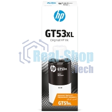 Емкость с чернилами HP GT53XL для GT 5810/5820/Ink Tank 115/315/319/419/415/Smart Tank 515/615, черный (135 ml), 6000 стр.
