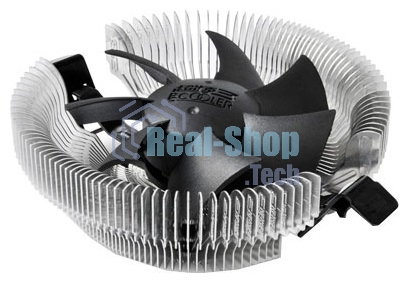 Кулер PCCooler E80 серебристый 75мм алюминий 2200rpm 22db 3-pin 65W