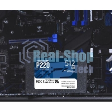 Накопитель SSD Patriot P220, 512Gb, SATA III, 2.5